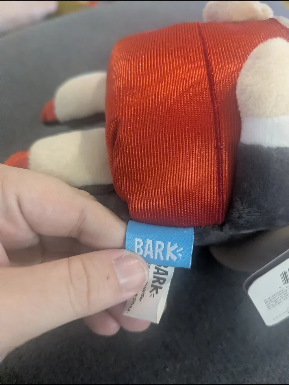 Bark Randy & Ophelia Kissing Couple Plush Dog Toy
